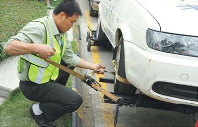 中国レッカー車操作技術大会2011-3